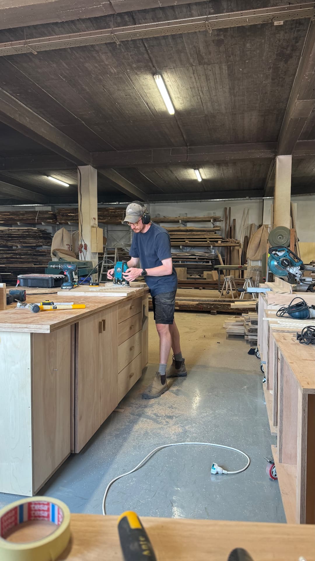 Routing a component on the workbench
